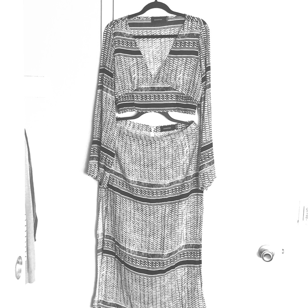 Two piece skirt and top